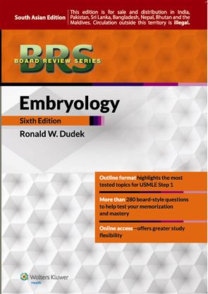 BRS Embryology, 6/e