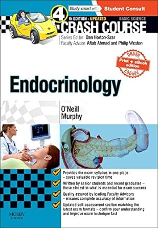 Crash Course Endocrinology: Updated Print + E-book Edition: 4ed