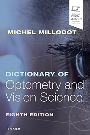 Dictionary of Optometry and Vision Science: 8ed