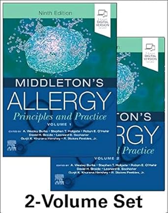 Middleton's Allergy 2-VOL Set: Principles and Practice 9ed