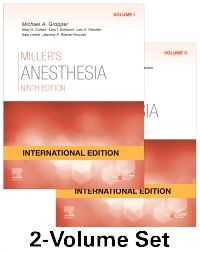 Miller's Anesthesia, IE, 2 VOL Set: 9ed