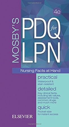 Mosby's PDQ for LPN: 4ed