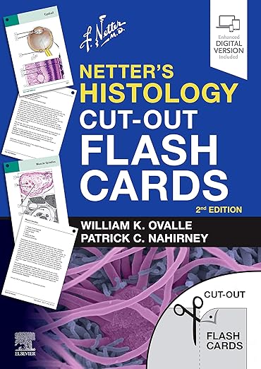 Netter’s Histology Cut-Out Flash Cards: A companion to Netter's Essential Histology 2ed