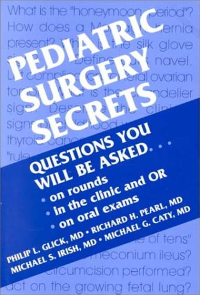 Pediatric Surgery Secrets: 1ed