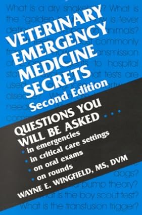 Veterinary Emergency Medicine Secrets: 2ed