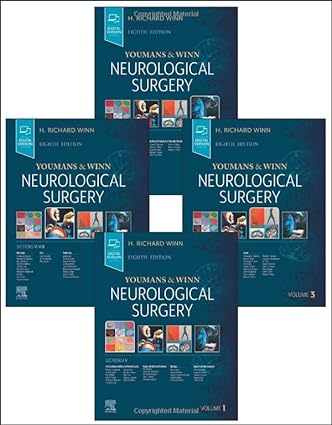 Youmans and Winn Neurological Surgery: 4-VOL Set 8ed