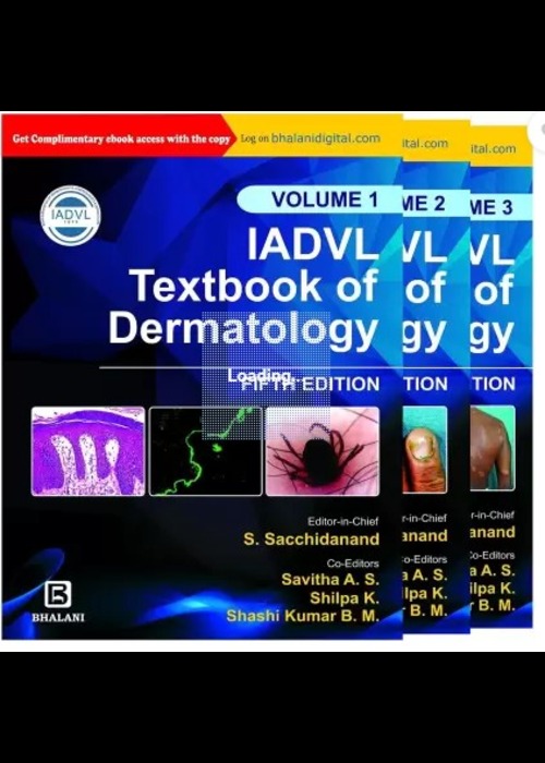 IADVL Textbook of Dermatology, 3-VOL Set, 5/e