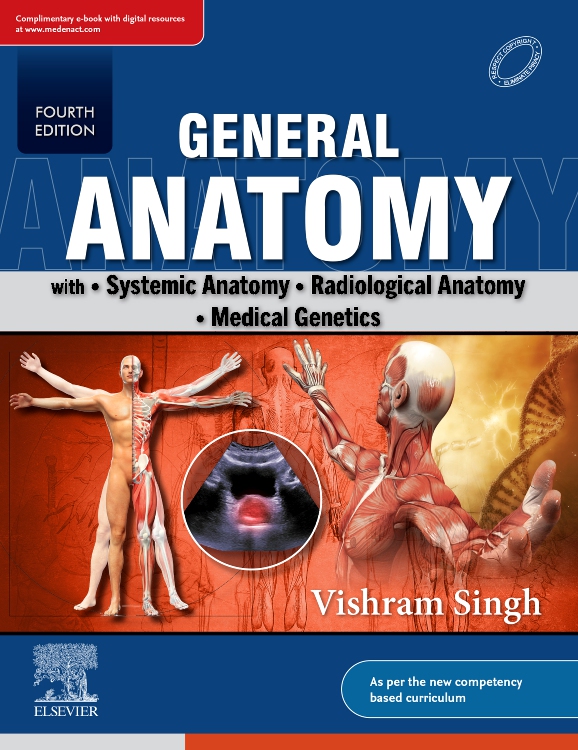 General Anatomy with Systemic Anatomy, Radiological Anatomy, Medical Genetics, 4/e