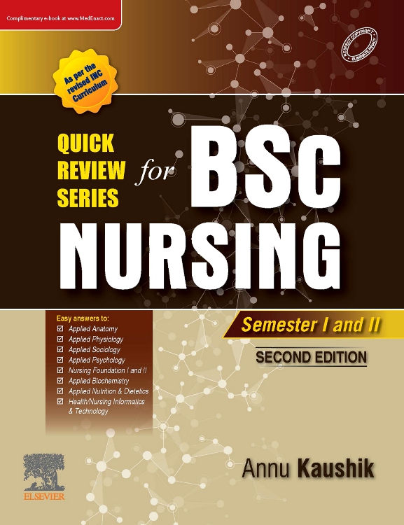 Quick Review Series for B.Sc. Nursing: 1st Year, 2/e