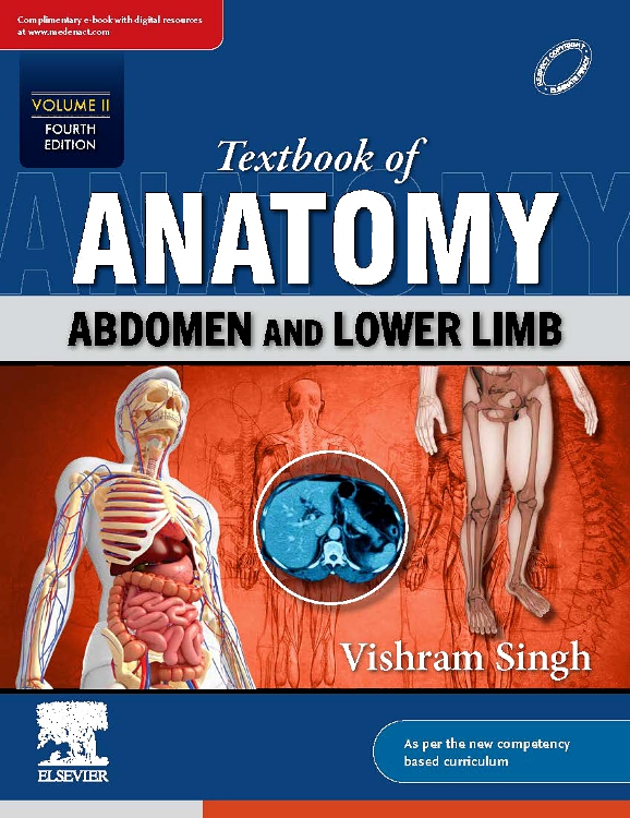 Textbook of Anatomy: Vol-2: Abdomen & Lower Limb, 4/e