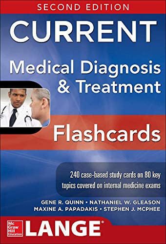 CURRENT MEDICAL DIAG & TRTMT FLASHCARDS