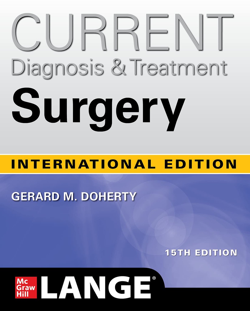 CURRENT DIAGNOSIS AND TREATMENT SURGERY  (IE)