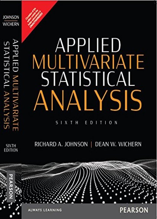 Applied Multivariate Statistical Analysis 6e