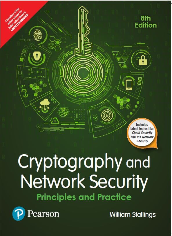 Cryptography and Network Security: Principles and Practice, 8/e