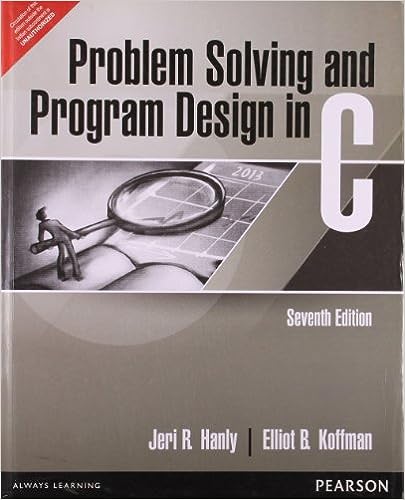 Problem Solving & Program Design in C 7e