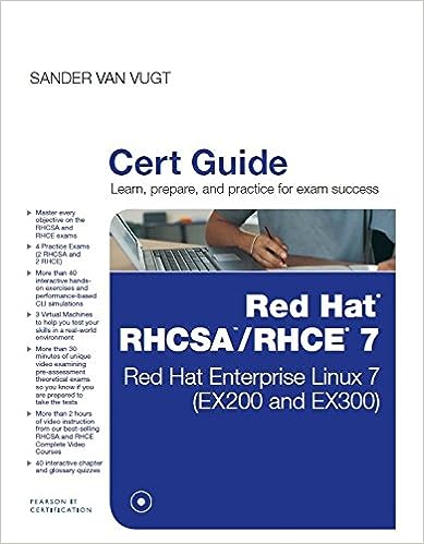 Red Hat RHCSA/RHCE 7 Cert Guide: Red Hat Enterprise Linux 7 (EX200 and EX300), 1/e