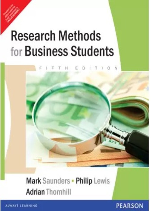 Research Methods For Business Students, 5e 