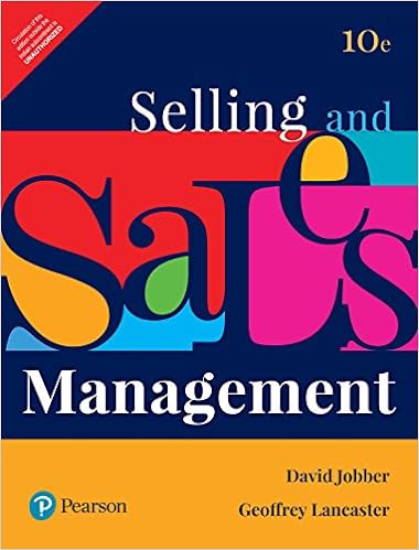 Selling and Sales Management, 10e