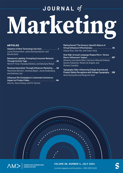 Journal of Marketing - Print Only 