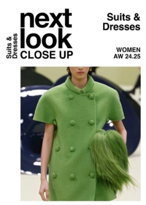 Next Look: Close Up (Women's Fashion) - Suits & Dresses,  Cocktail, Coats & Jackets, Accessories & Bijoux, Tops & Shirts, Knitwear, Denim & Casual, Leather & Fur, Skirts & Trousers, Blouses, Prints & Embroidery, Bags, Beachwear, Shoes (Price for Each Title)