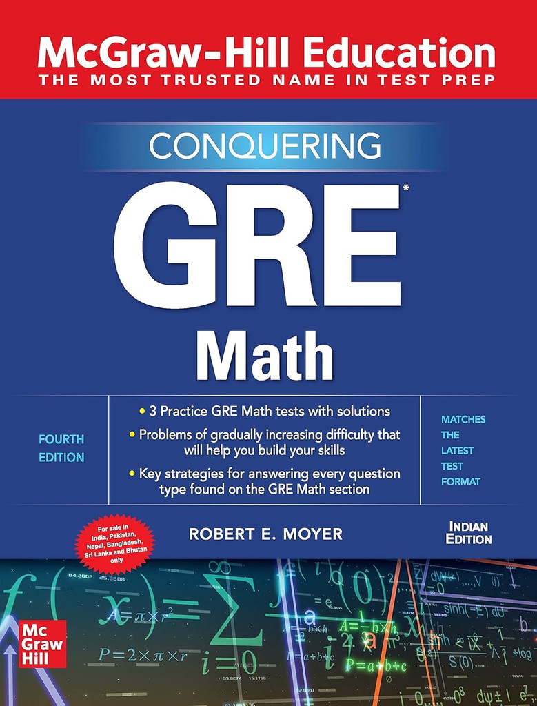 MHE CONQUERING GRE MATH, 4E