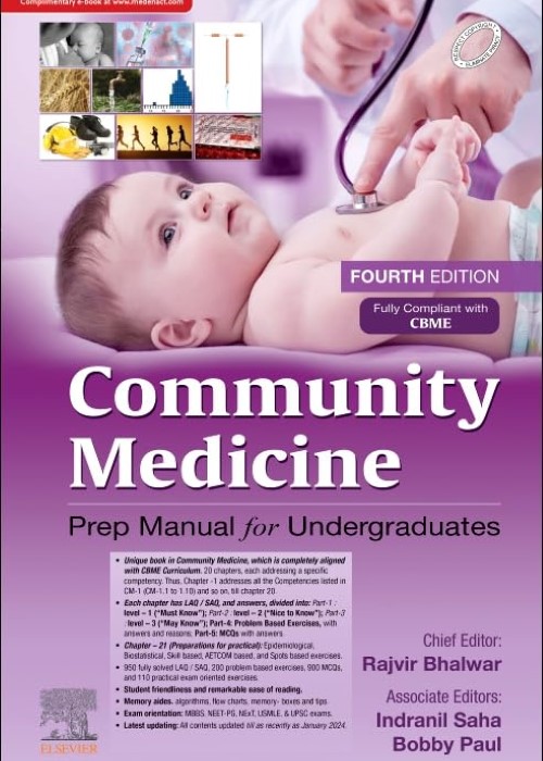 Community Medicine: Prep Manual for Undergraduates, 4/e