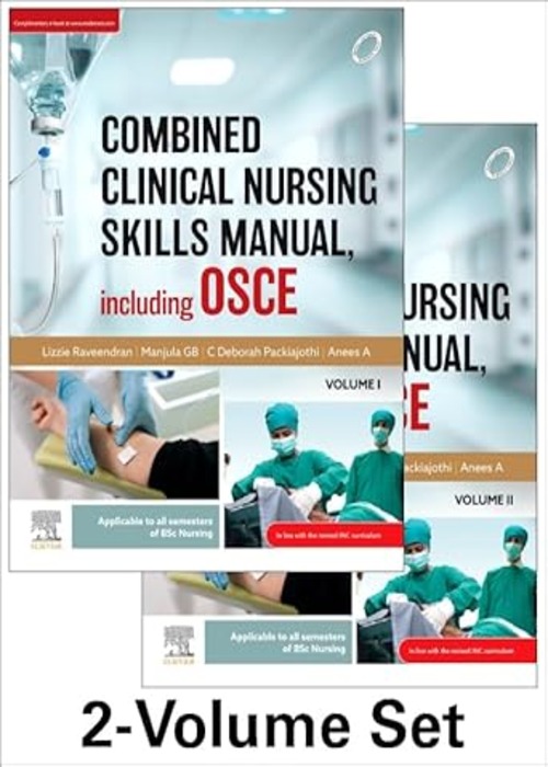 Combined Clinical Nursing Skills Manual, including OSCE, (2-Vol. Set)