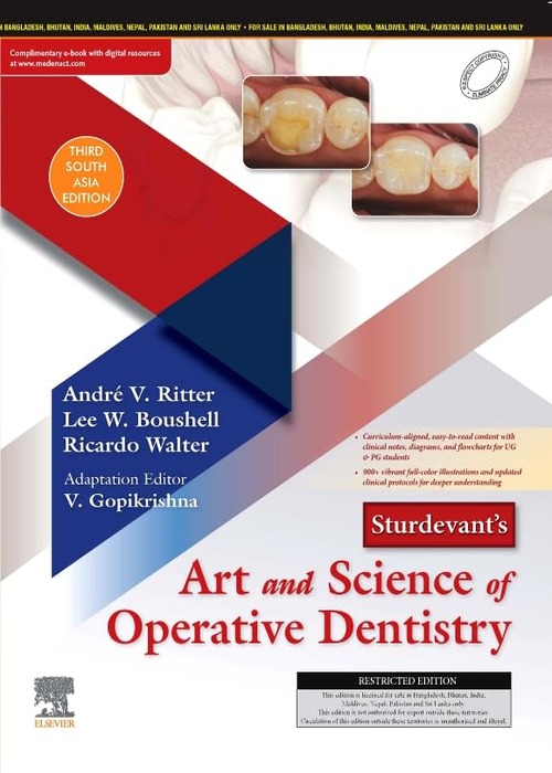 Sturdevant's Art and Science of Operative Dentistry, 3rd SAE