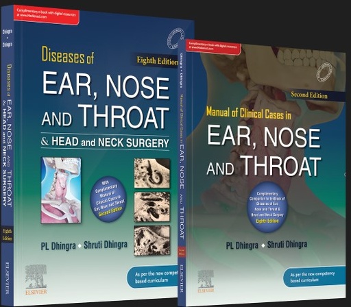 [B9788131263839] Diseases of Ear, Nose, Throat and Head and Neck Surgery, 8/e + Manual of Clinical Cases in Ear, Nose and Throat, 2/e - Set
