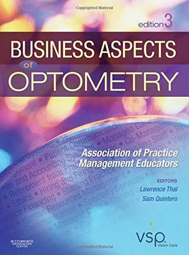 [B9781437715866] Business Aspects of Optometry: 3ed