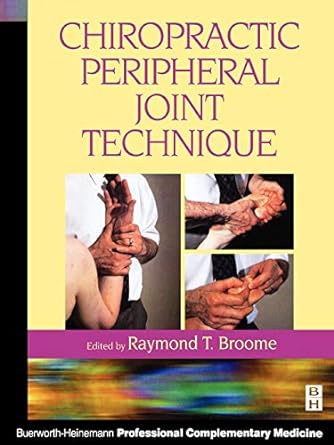 [B9780750632898] Chiropractic Peripheral Joint Technique: 1ed