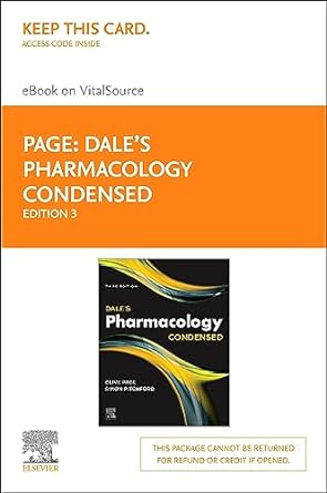 [B9780702078187] Dale's Pharmacology Condensed: 3ed