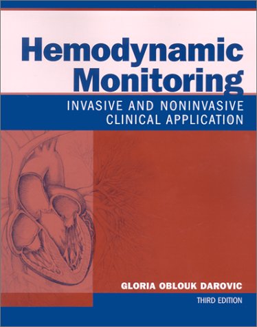 [B9780721692937] Hemodynamic Monitoring: Invasive and Noninvasive Clinical Application 3ed