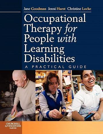 [B9780443102998] Occupational Therapy for People with Learning Disabilities: A Practical Guide 1ed