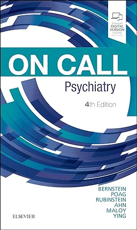 [B9780323531092] On Call Psychiatry: On Call Series 4ed