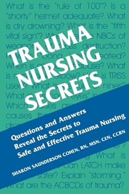 [B9781560535188] Trauma Nursing Secrets: 1ed