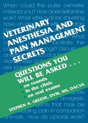 [B9781560534426] Veterinary Anesthesia and Pain Management Secrets: 1ed