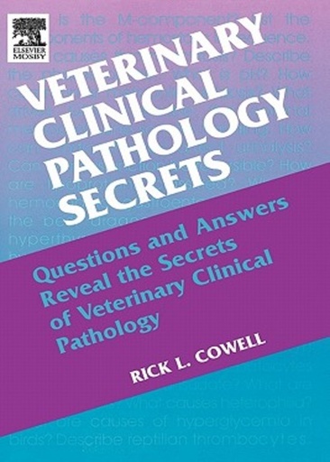 [B9781560536338] Veterinary Clinical Pathology Secrets: 1ed