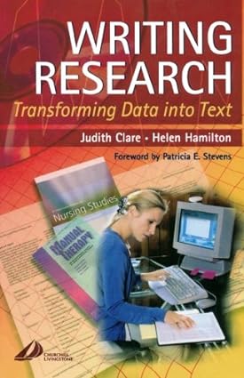 [B9780443071829] Writing Research: Transforming Data into Text 1ed