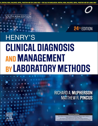 [B9788131264515] Henry's Clinical Diagnosis and Management by Laboratory Methods, 24/e SAE