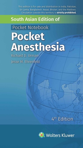 [B9789390612673] Pocket Anesthesia, 4/e