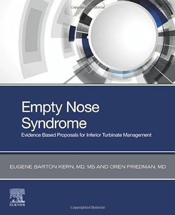 [B9780443107153] Empty Nose Syndrome: Evidence Based Proposals for Inferior Turbinate Management 1ed