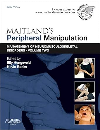 [B9780702040672] Maitland's Peripheral Manipulation: Management of Neuromusculoskeletal Disorders - VOL 2 5ed