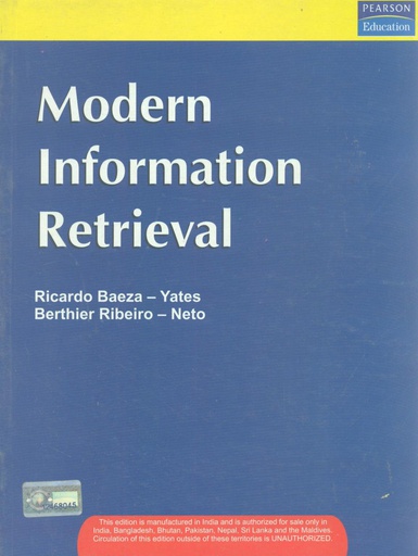 [B9788131709771] Modern Information Retrieval