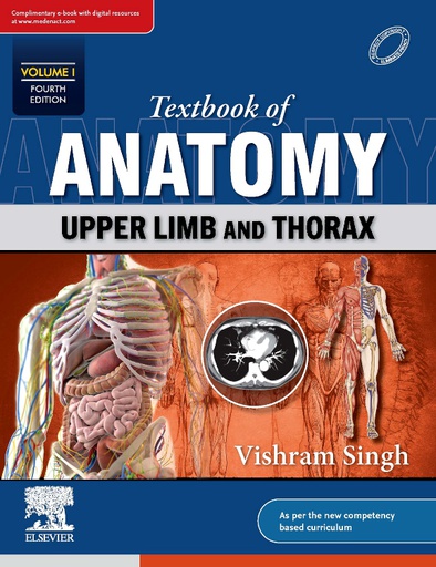 [B9788131264812] Textbook of Anatomy: Vol-1: Upper Limb & Thorax, 4/e