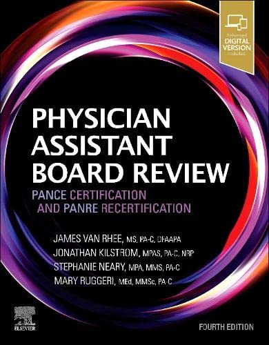 [B9780323934206] Physician Assistant Board Review: PANCE Certification and PANRE Recertification 4ed