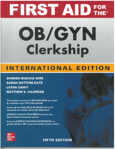 [B9781264286317] FIRST AID FOR THE OB/GYN CLERKSHIP 5E (IE)