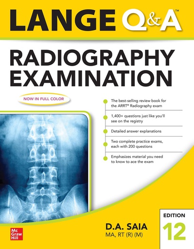 [B9781260460445] LANGE Q & A RADIOGRAPHY EXAMINATION, 12E