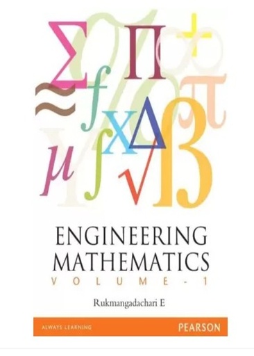 [B9788131761311] Engineering Mathematics - Vol I