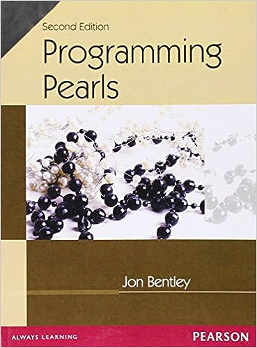 [B9788177588583] Programming Pearls, 2e